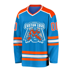 Bas quantité minimale de commande Bon marché Sublimation Père Noël Vêtements de hockey sur glace Uniforme de maillot de hockey européen personnalisé Fabricant THT WEARS - Product Image 1