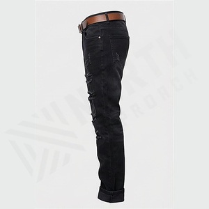 Dernier design de jeans en denim, échantillon d'achat en gros, sur mesure, déchiré, délavé, respirant, pantalon personnalisé, couleur personnalisée, vente en gros, OEM - Product Image 3