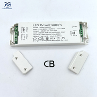 Alimentation à découpage 60W 12V / 24V certifiée CB TUV, transformateur AC/DC pour éclairage LED de miroir et bandes LED