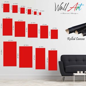 Toile personnalisée avec photo « Tu es à moi », décoration murale avec nom personnalisé, toile enroulée - Product Image 1