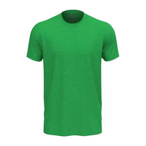 Siguiente nivel Heather CVC camiseta Casual cuello redondo Slim Fit camisetas Color sólido músculo camiseta - Product Image 2