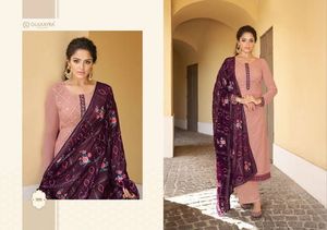 Excelente Calidad Nuevo Diseñador Heavy Faux Georgette Salwar kameez Con Dupatta Con Espejo Y Bordado Trabajo Proveedor De Surat - Product Image 4