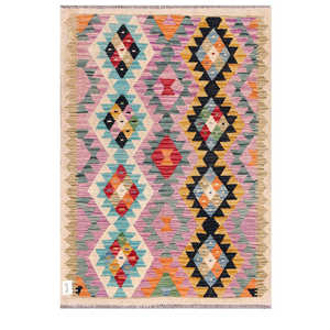 Tapis Imaco Maimana Afghanistan Kilim 143 X 103 cm Textile de maison Tapis traditionnel fait à la main - Product Image 1