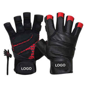 Adjustable Training <b>Fitness</b> <b>Gloves</b> for Men Women Customized Logo for Weightlifting Workout Made Quality Leather Wholesale Price - Product Image 6