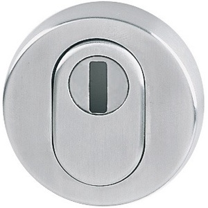 HOPPE 15mm Thick Protective Rosette F69 Round <b>Lock</b> <b>Cylinder</b> Stainless Steel E42ZNSB-ZA - Product Image 1