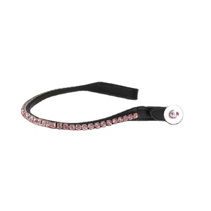Bracelet décoratif en cuir de cheval, bande avec sourcils en cristal scintillant, haute qualité - Product Image 1
