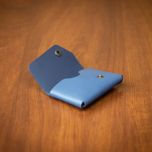 กระเป๋าเงินใบสั้นหนังแท้ทำด้วยมือที่ใส่บัตรแบบเปิดกระเป๋าใส่เหรียญกระเป๋าใส่บัตรงานอุปกรณ์เสริมสำหรับบัตร RFID - Product Image 1