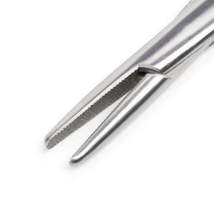 Portaagujas Manual Mathieu de 17 cm/6.7\" Nuevo Portaagujas Veterinario con Resorte de Lámina y Base de Trinquete Personalizado - Product Image 4