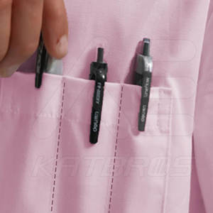 Bata de Laboratorio de Color Sólido de Alta Calidad, Nuevo Estilo, 100% Algodón, Unisex, para Uso Hospitalario, Precio Razonable - Product Image 6