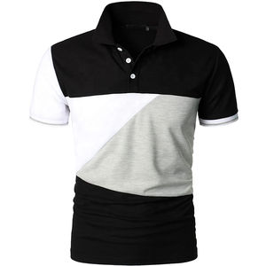 ราคาโรงงาน เสื้อผู้ชายทรงเข้ารูป ผ้าฝ้ายถัก 100% สำหรับเสื้อเชิ้ต แขนสั้น คอเต่า แห้งเร็ว ระบายอากาศดี รับสกรีนโลโก้ตามแบบ - Product Image 1