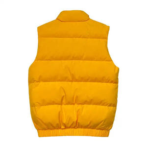 Gilet bouffant sans manches décontracté pour hommes meilleure qualité 100% polyester couleur unie respirant saison d'hiver impression de logo personnalisée - Product Image 6