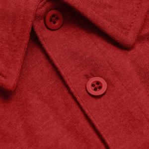 Mens Solid <b>Half</b> Sleeve Polo <b>Shirt</b> Customizable 100% Cotton Premium Quality Polo <b>Shirt</b> Mens Regular Fit Red Color Polo <b>Shirt</b> - Product Image 5