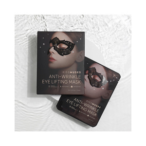 KISSMUSES Meilleure vente Soins à domicile Masque lifting des yeux Anti-rides Soulagement des cernes Feuille de coton Forme Stress Soulagement de la fatigue - Product Image 1