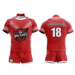 New Design High Quality Rugby Uniform Quick Dry Wholesale Rugby Uniform Breathable Rugby Uniform Customization Available - Product Image 3