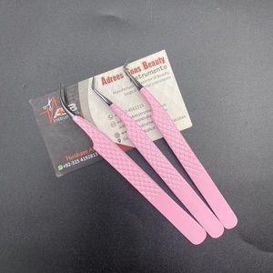 ขนตาปลอมแบบตะขอไฟเบอร์90องศาสำหรับต่อขนตาปลอมสีชมพูสำหรับเด็ก - Product Image 5