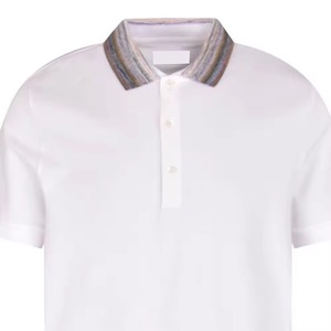 เสื้อโปโลสำหรับผู้ชายสีทึบแขนสั้นระบายอากาศได้ดีสไตล์กีฬาของคุณเอง - Product Image 5