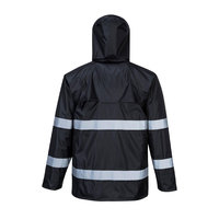 Vestes de sécurité haute visibilité légères en polyester imperméable pour adultes avec logo personnalisé, option grande taille, vêtements uniformes