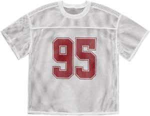 Maillot de football décontracté pour hommes Haut en maille à manches courtes et col ras du cou avec impression numérique pour chemises de l'équipe de football américain - Product Image 1