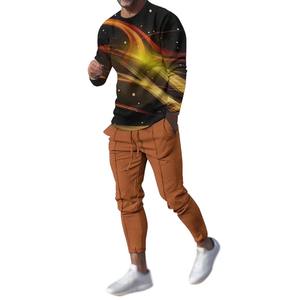 2025 meilleur Design hommes léger Fitness Jogging costume survêtements poids lourd polaire matériel grande taille pour la saison de printemps - Product Image 1