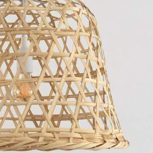 Lámpara de Techo de Bambú con Diseño Tejido Natural para Interiores Comerciales, Restaurantes e Iluminación de Hostelería - Product Image 5