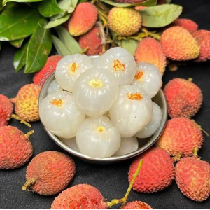 ETIQUETA LIMPIA DE GRADO PREMIUM DE LYCHEE DE CARNE CONGELADA NATURAL DE VIETNAM - Product Image 1