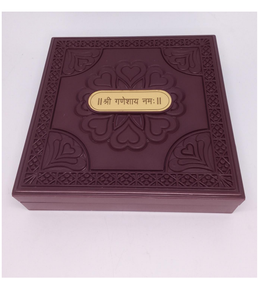 รูปปั้นพระพิฆเนศทำด้วยมือทำจากสแตนเลสแบบดั้งเดิมของตกแต่งงานฝีมือรูปปั้นพระพิฆเนศสำหรับงานเทศกาลงานแต่งงาน - Product Image 2