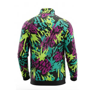 Veste à fermeture éclair sur le côté pour homme, sublimée, légère, moderne, pour la salle de sport, l'entraînement et les sports de plein air - Product Image 2