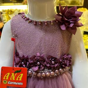 2024 nueva colección de verano último diseño vestido de bebé con cuentas ropa de niña - Product Image 4