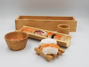 Plateau tubulaire en bambou pour décoration de Sushi, haute qualité, taille personnalisée, salle à manger, Style japonais - Product Image 3