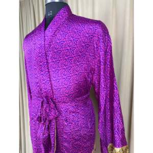 Silky Soft Men's Kimono <b>Robe</b> Elegant Vintage House <b>Beach</b> Wear Timeless Comfortable Lounge Sustainable Classic Masculine Perfect - Product Image 5