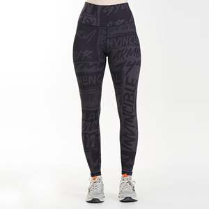 Pantalones Deportivos de Cintura Alta GymArmour, Leggings Negros Texturizados con Decoración de Cremallera, Transpirables, Tallas XS-S, Logotipo Personalizado, Spandex/Nailon - Product Image 3