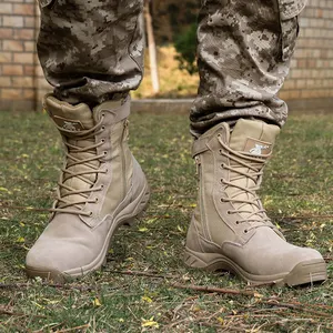 LUDEY Fabricant Hot Style For Usa Zapatos De Hombre Bottes de randonnée de combat imperméables Hommes Sable chaussures de randonnée pour hommes