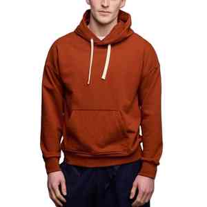 Sweat à capuche unisexe surdimensionné en molleton de coton 400g, anti-plis, épais, avec logo personnalisé multicolore, pour homme, à épaules tombantes - Product Image 2