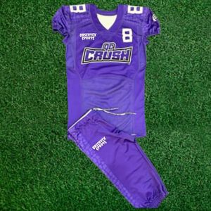 Nueva llegada de diseño personalizado de alta calidad OEM uniforme de fútbol americano integrado almohadillas pantalón - Product Image 1