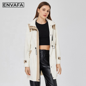 Gabardina de Invierno y Primavera para Mujer con Logotipo Personalizado, Gabardinas Largas al por Mayor, Gabardinas de Alta Calidad, Gabardinas Cortavientos para Mujer - Product Image 6
