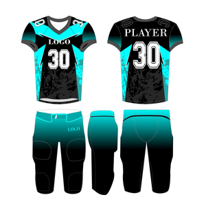 Venta al por mayor de camisetas de fútbol americano de alta calidad último diseño con logotipo personalizado de tendencia superior uniforme deportivo Venta caliente - Product Image 6