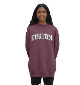 Sudadera de Forro Polar con Cuello Redondo y Bordado Frontal de la Fraternidad Alpha Epsiloni, Estilo Universitario, para Mujer, Invierno - Product Image 4