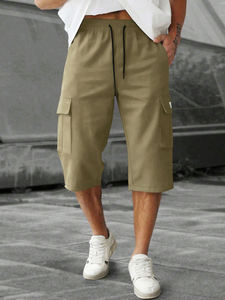 Pantalones Cortos Casuales Clásicos de Venta Directa de Fábrica, Pantalones Cortos de Trabajo para Hombre de Secado Rápido con Múltiples Bolsillos - Product Image 4