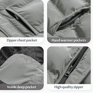 Chaqueta Impermeable Ligera y Transpirable de Color Gris para Exteriores, para un Calor Superior y Protección contra la Intemperie, Envío DDP - Product Image 5