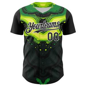 100% Polyester chemise de Baseball personnalisée sublimée en gros maillots de Baseball Softball vierges fabriqués au Pakistan - Product Image 2