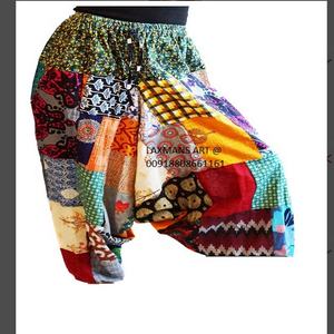 Vente chaude Style bohème coton Patchwork pyjamas nouveau indien Bollywood pantalons décontractés Boho coton pyjamas - Product Image 6