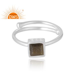 New Pattern Design 925 Sterling Silver Natural Gold Sheen <b>Obsidian</b> Gemstone Ring Custom <b>Jewelry</b> For Women Gift For Her - Product Image 3