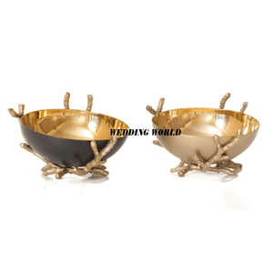 Cuenco de chocolate de metal martillado, brillante y pulido, vajilla, cuenco para dulces, decoración de bodas, cuenco de chocolate de metal de lujo - Product Image 6