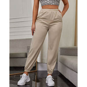 กางเกงวอร์มผู้หญิงผ้าฟลีซทำจากผ้าฝ้ายมีเชือกรูดและมีกระเป๋าสำหรับฤดูหนาวทำจาก2024 - Product Image 5