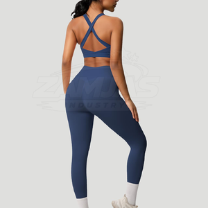 Conjuntos de Yoga de 3 Piezas al por Mayor, Ropa Deportiva para Gimnasio, Ropa Deportiva y de Yoga para Mujer - Product Image 5