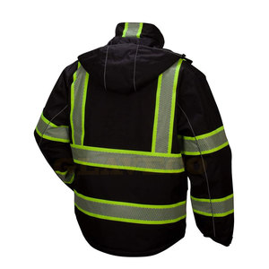 Chaqueta DE SEGURIDAD reflectante hecha a medida de alta calidad características impermeables directo de fábrica al por mayor - Product Image 3