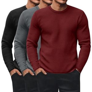 Pull en maille fine décontracté pour homme, 100 % polyester de haute qualité, avec logo personnalisé, rouge, anti-plis, impression numérique - Product Image 1