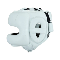 Casque de boxe respirant en PU de qualité supérieure avec logo personnalisé, caractéristiques de sécurité, différentes couleurs, sport, réglable, résistant à l'eau