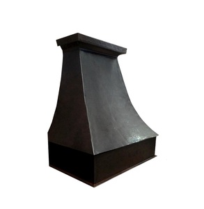 El mejor precio, nuevo cobre puro atractivo con diseño martillado, cubierta de chimenea montada en la pared de cobre de lujo - Product Image 6