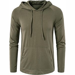 Kandari Sports Supply Sweat à capuche en molleton de coton pour hommes 320 gsm Heavyweight Breathable Customizable Solid Color Oversize Pocket Hoodies - Product Image 5